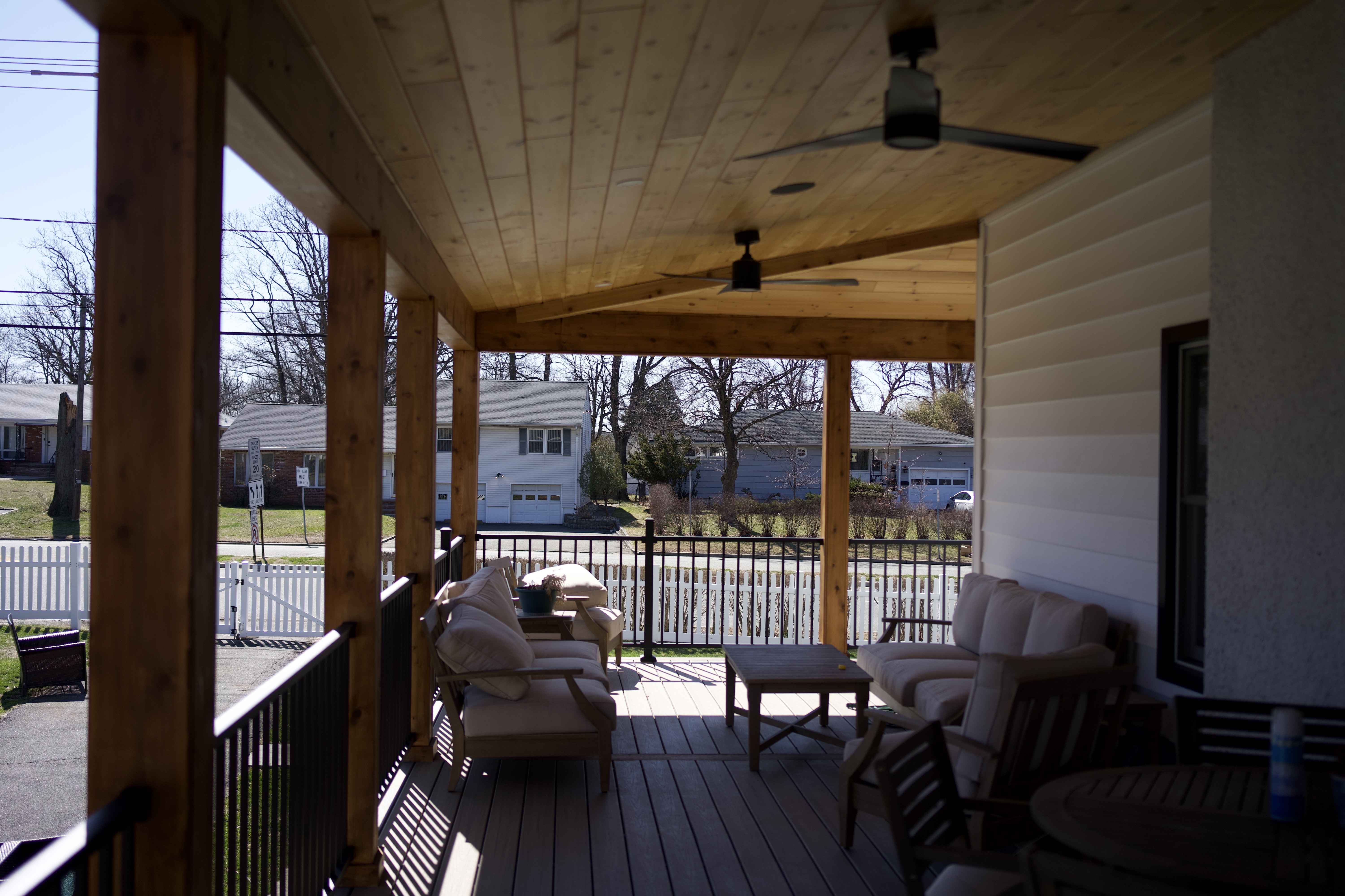 West Orange exterior after renovation porch view 2
